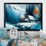 Cabin In The Woods In Winter I