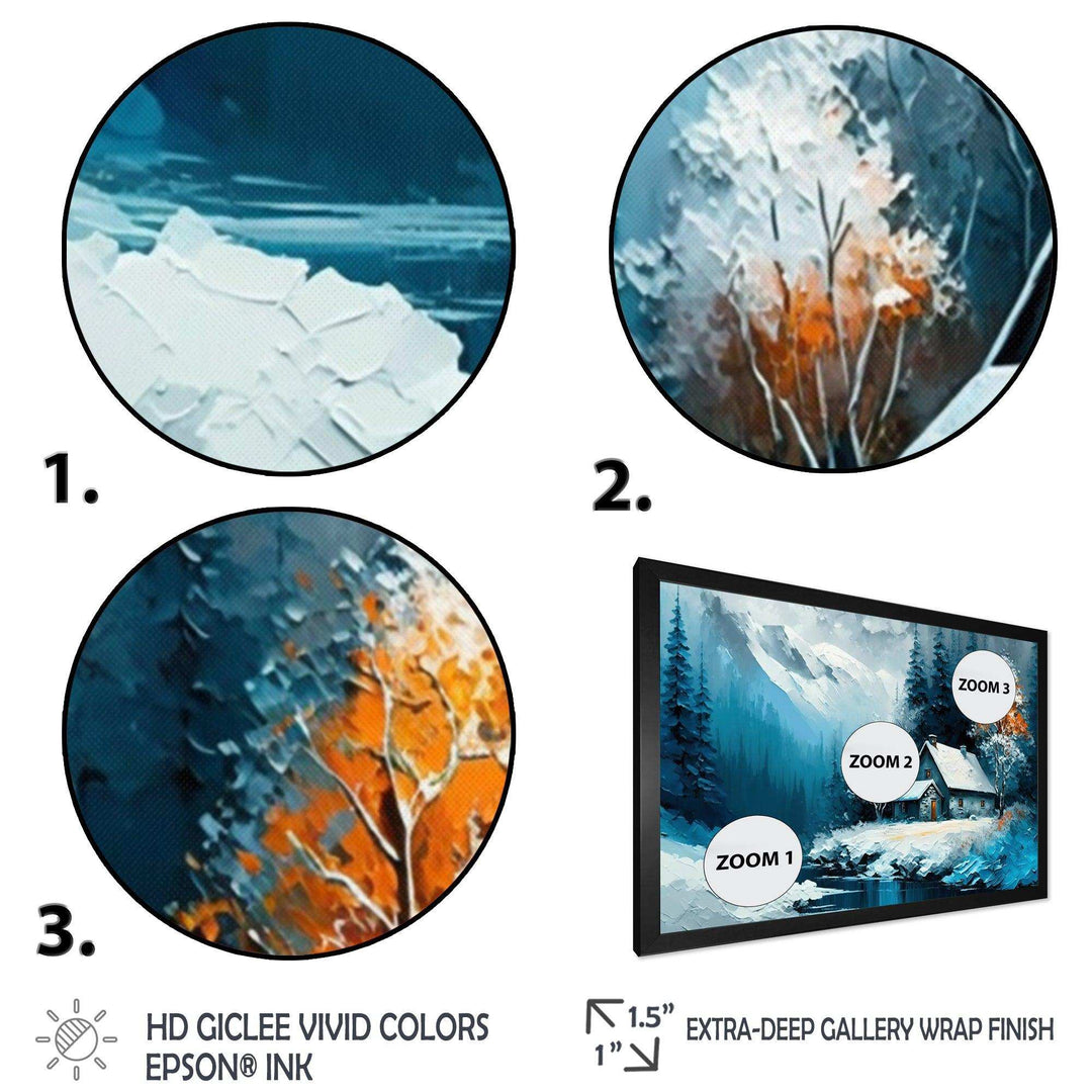 Cabin In The Woods In Winter I