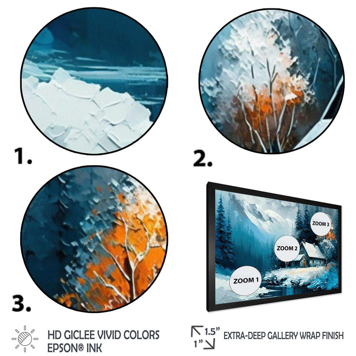 Cabin In The Woods In Winter I