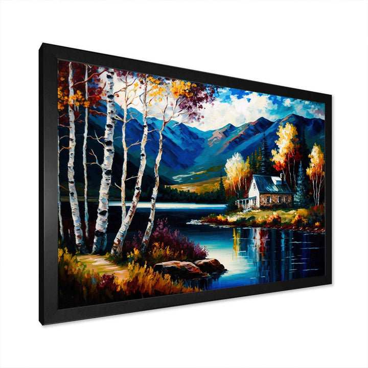 Lake House Scenery In Fall I