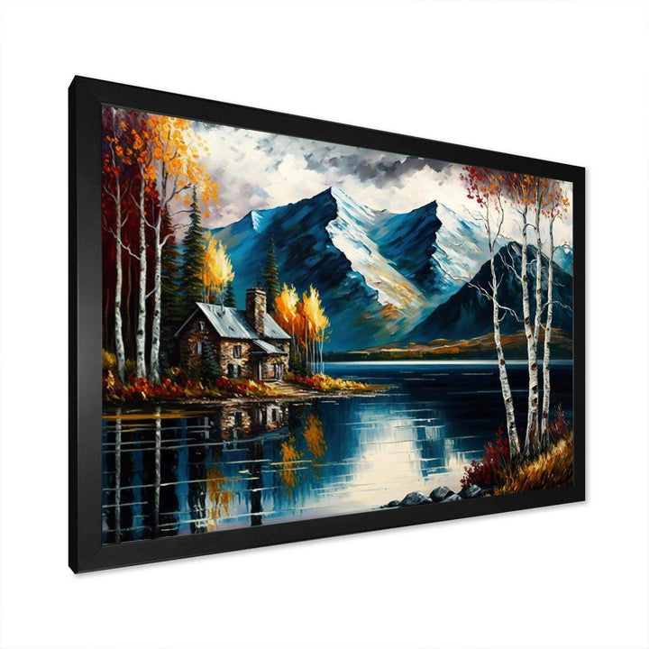 Lake House Scenery In Fall II