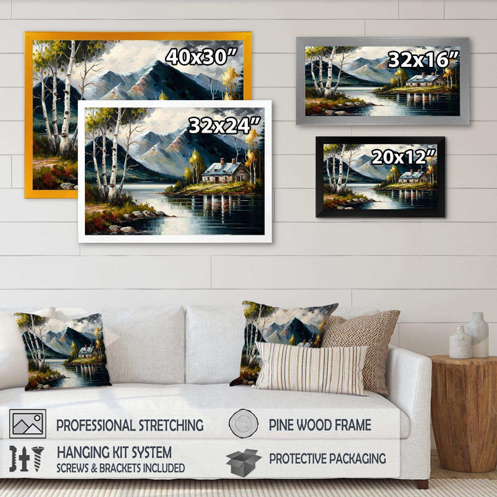 Lake House Scenery In Summer I
