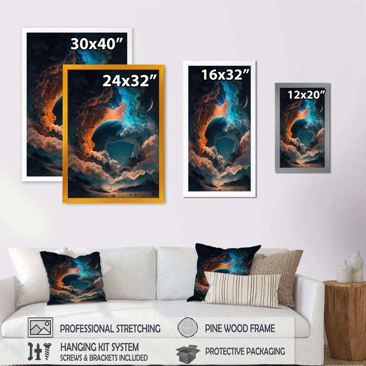 Futuristic Landscape In Space II