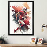 Football Player On Field I