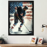 Hockey Player On Ice I