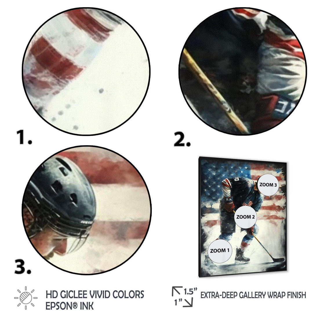 Hockey Player On Ice I