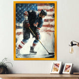 Hockey Player On Ice I