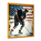 Hockey Player On Ice I