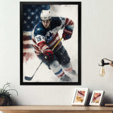 Hockey Player On Ice II