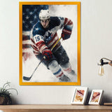 Hockey Player On Ice II