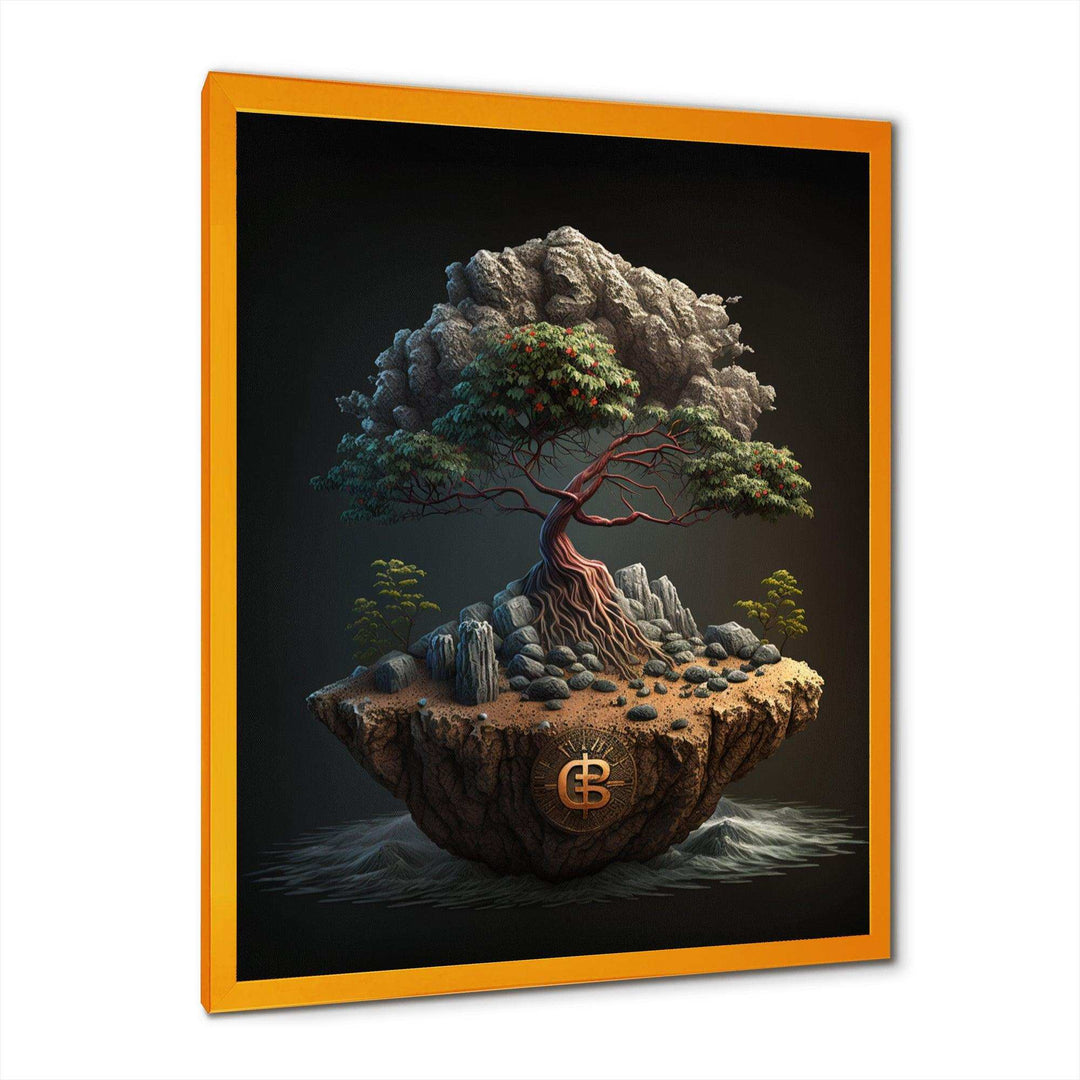 Bonsai Tree On Rocks II