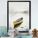 Yellow Canoe On The Lake I