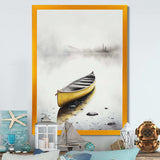 Yellow Canoe On The Lake I