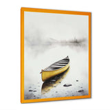 Yellow Canoe On The Lake I