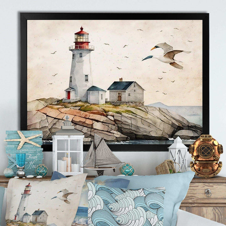 Lighthouse By The Ocean II