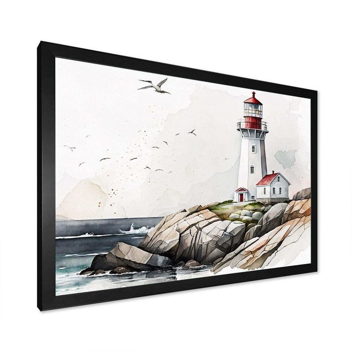 Lighthouse By The Ocean IV