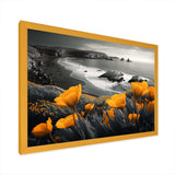 Yellow Flowers By The Coast II