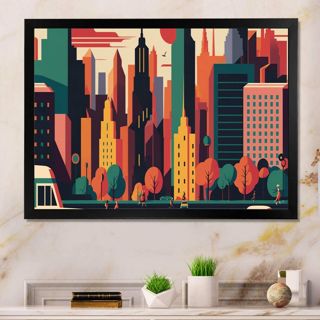Colorful Cityscape I