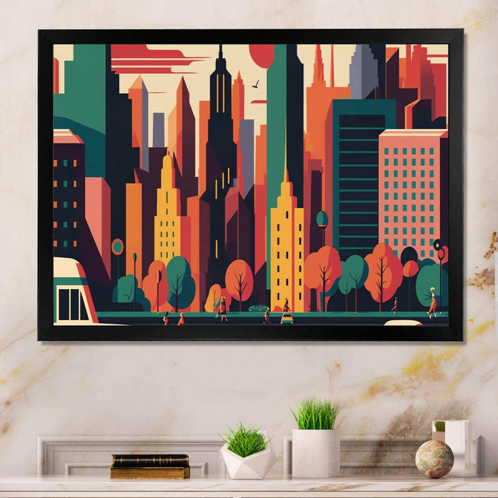 Colorful Cityscape I