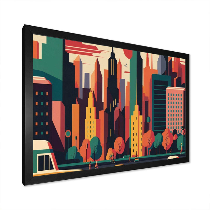 Colorful Cityscape I