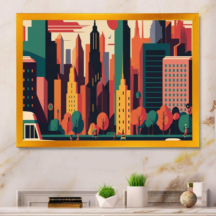 Colorful Cityscape I