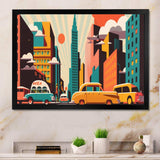 Futuristic Cityscape With Cars I