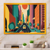 Futuristic Cityscape With Cars II