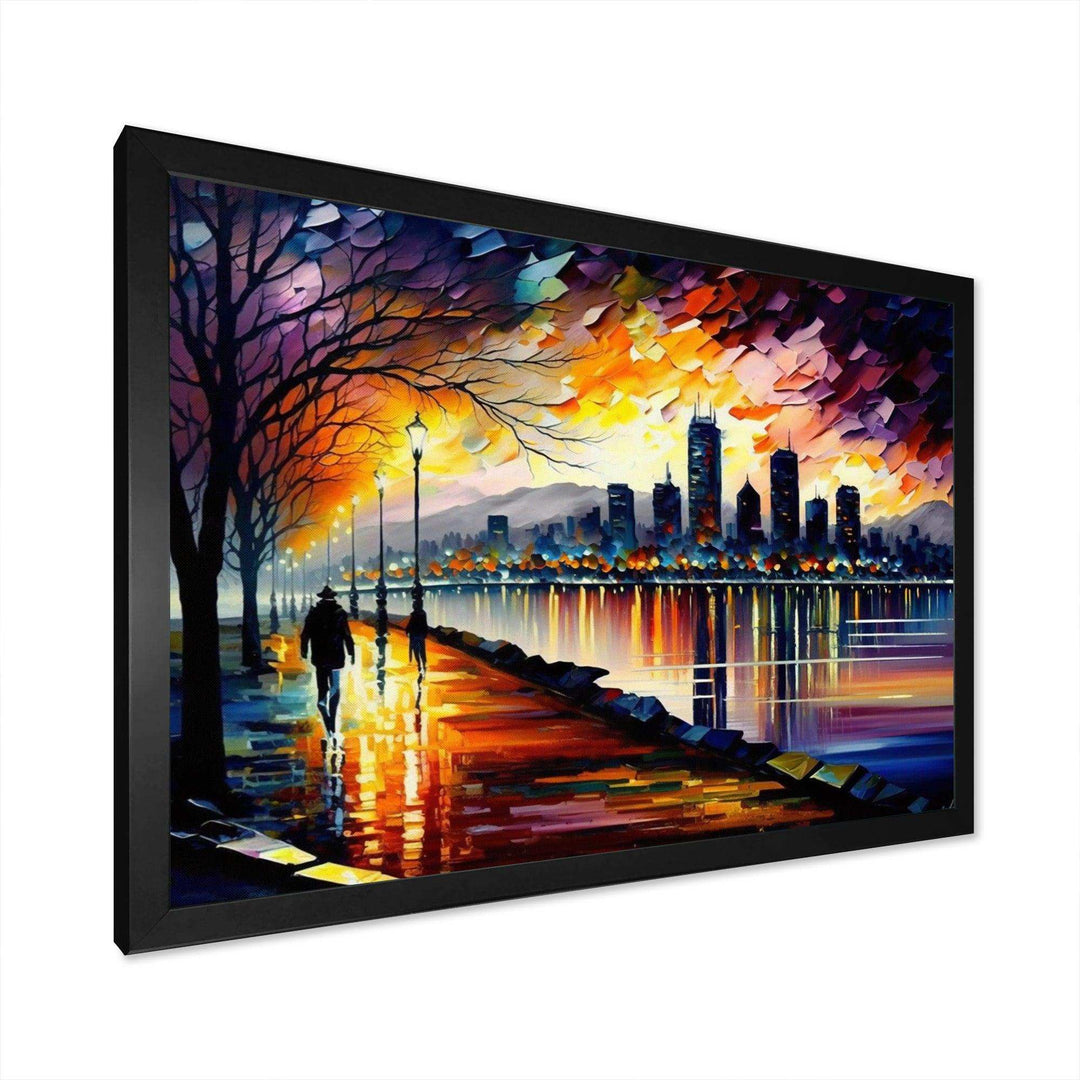 Vancouver Skyline At Sunset II