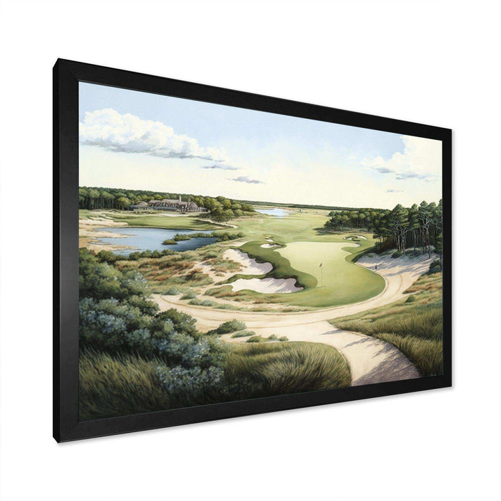 Golf Course In The Summer