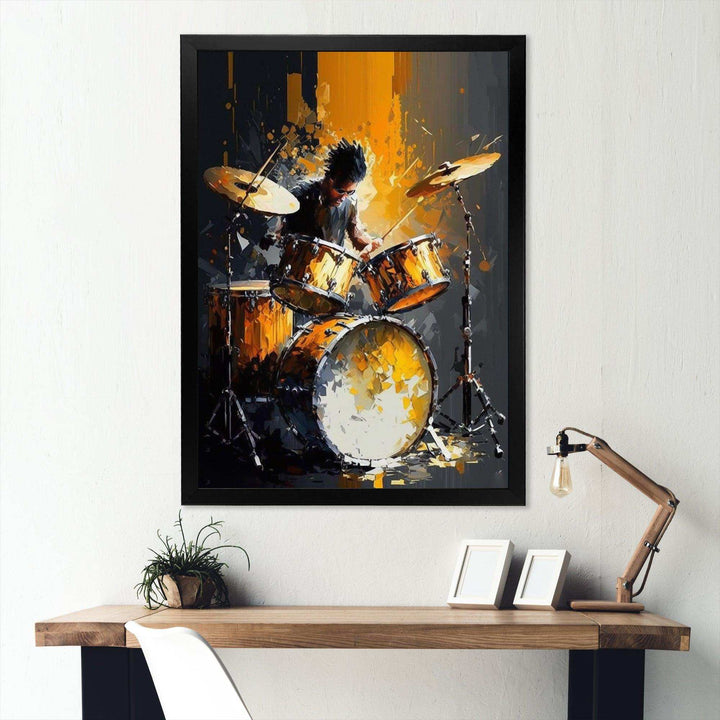 Drummer On Stage