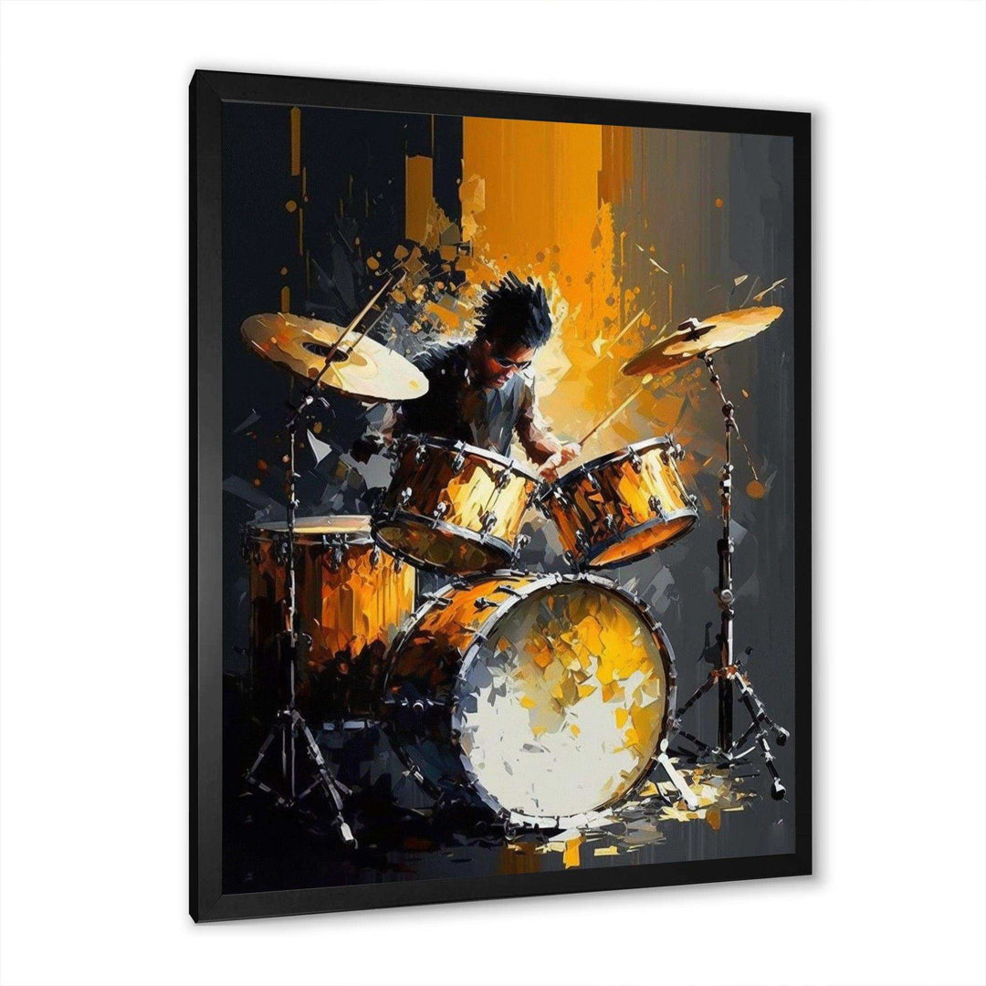 Drummer On Stage