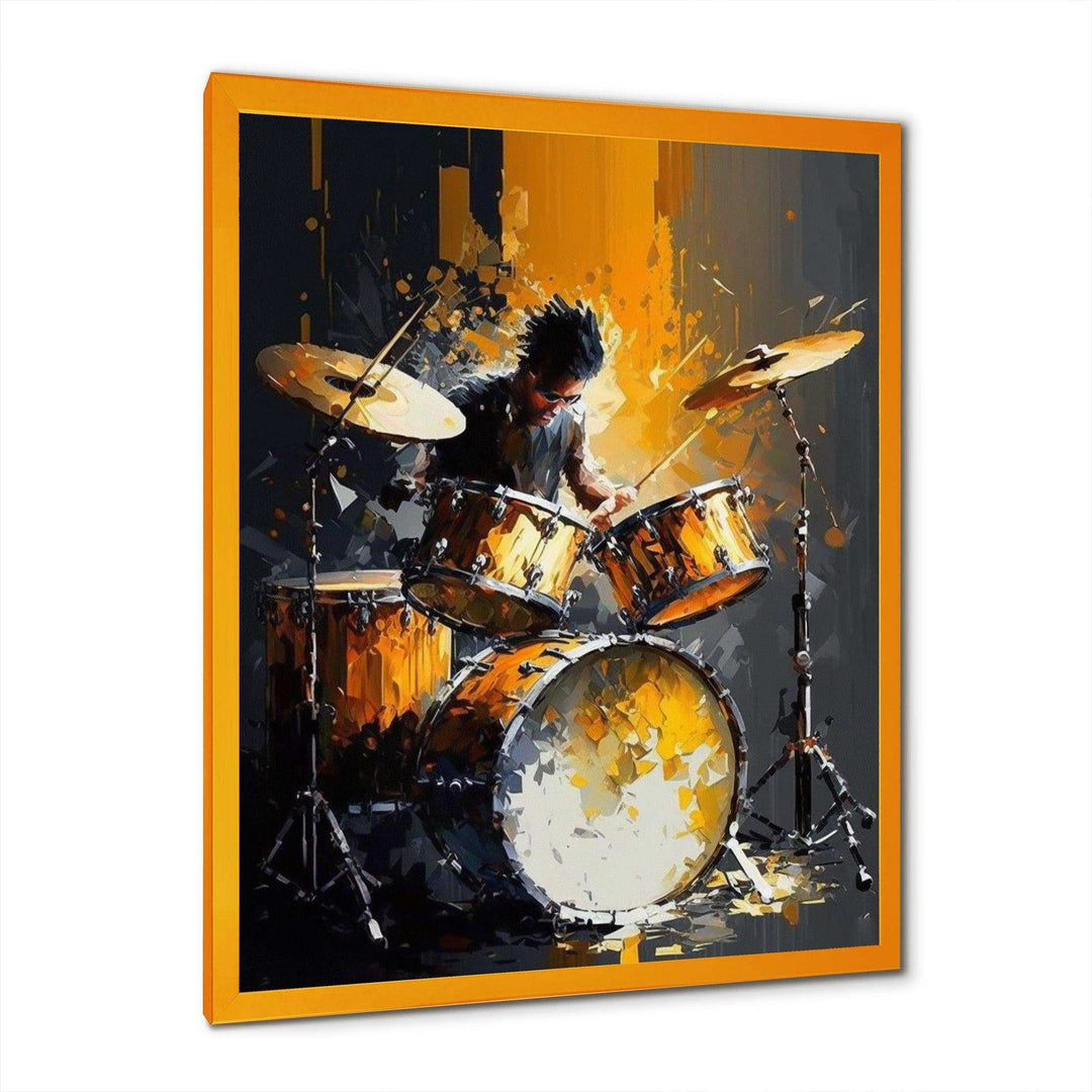 Drummer On Stage