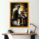 Man Playing Piano I