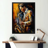 Saxophone Player On Stage I