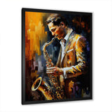 Saxophone Player On Stage I