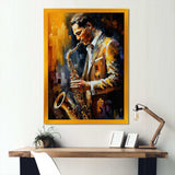 Saxophone Player On Stage I