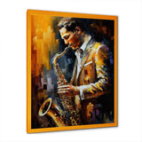 Saxophone Player On Stage I