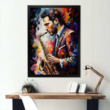 Saxophone Player On Stage II