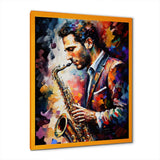 Saxophone Player On Stage II