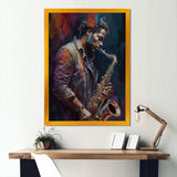 Saxophone Player On Stage III