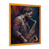 Saxophone Player On Stage III