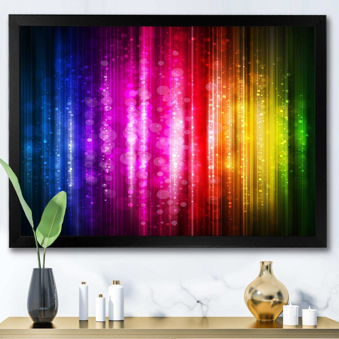 Glowing Background - Modern Canvas Wall Art