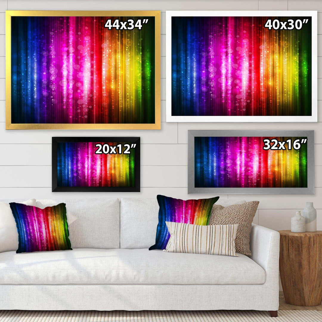 Glowing Background - Modern Canvas Wall Art