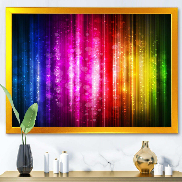 Glowing Background - Modern Canvas Wall Art