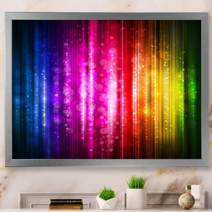 Glowing Background - Modern Canvas Wall Art