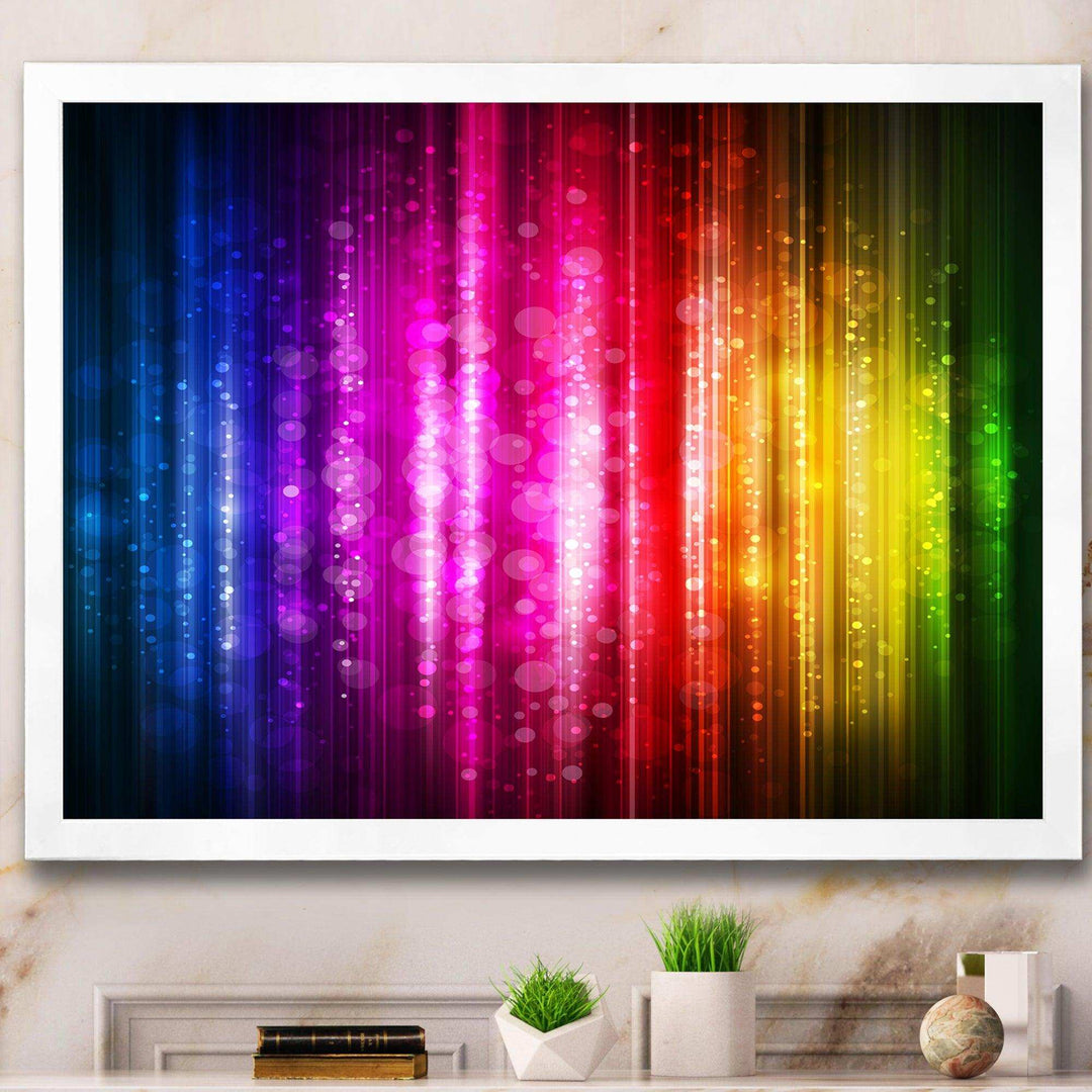 Glowing Background - Modern Canvas Wall Art