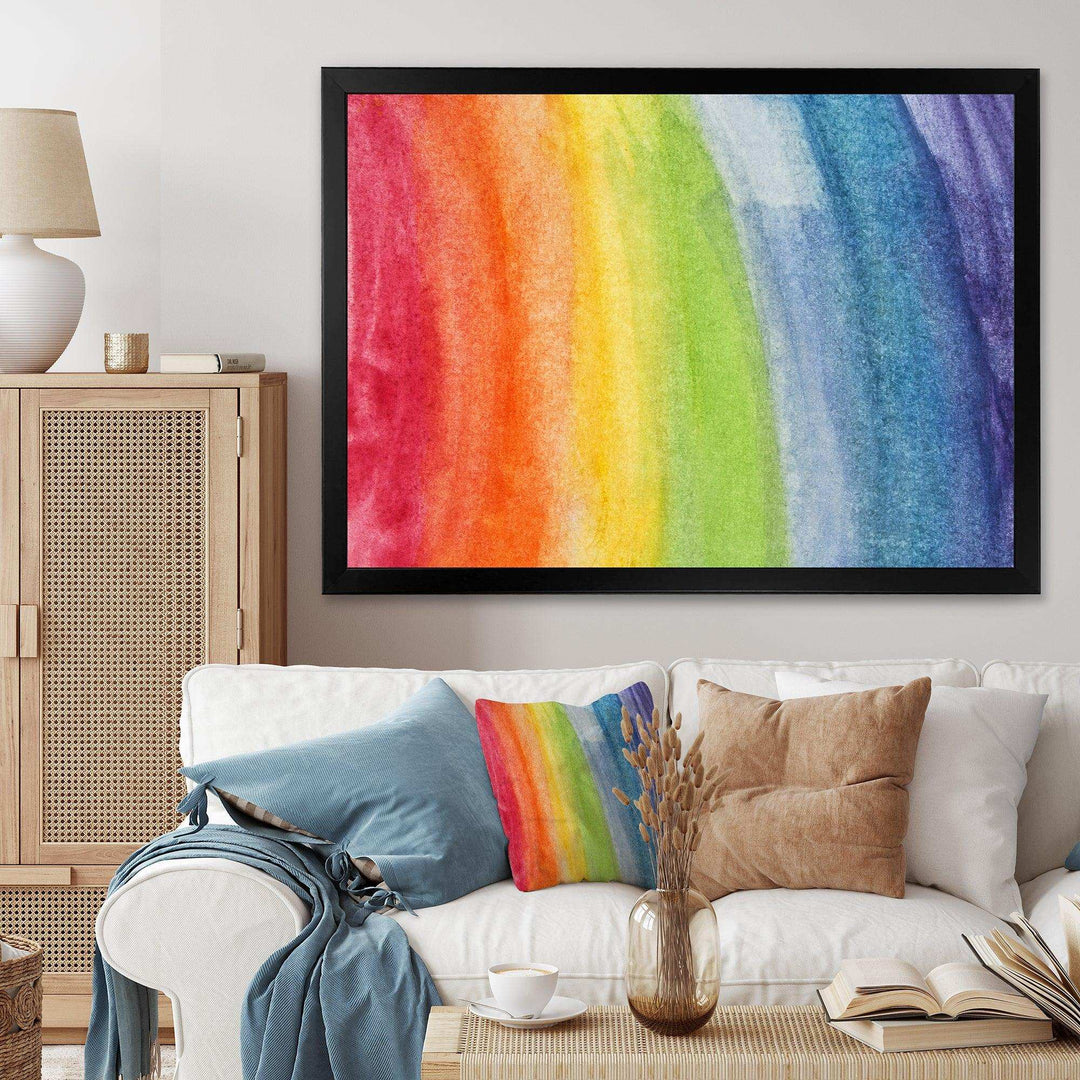Flowing Rainbow Colors - Modern Wall Art Prints