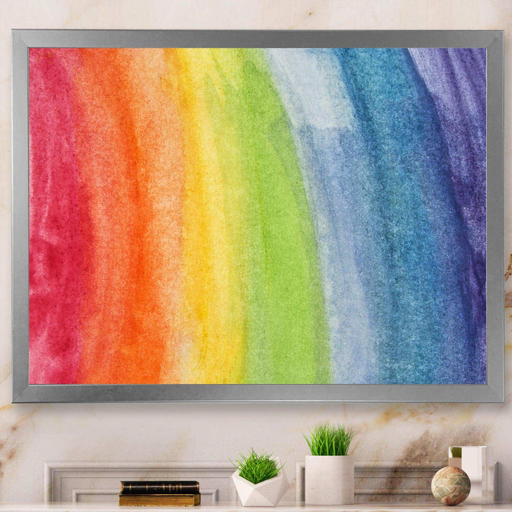 Flowing Rainbow Colors - Modern Wall Art Prints