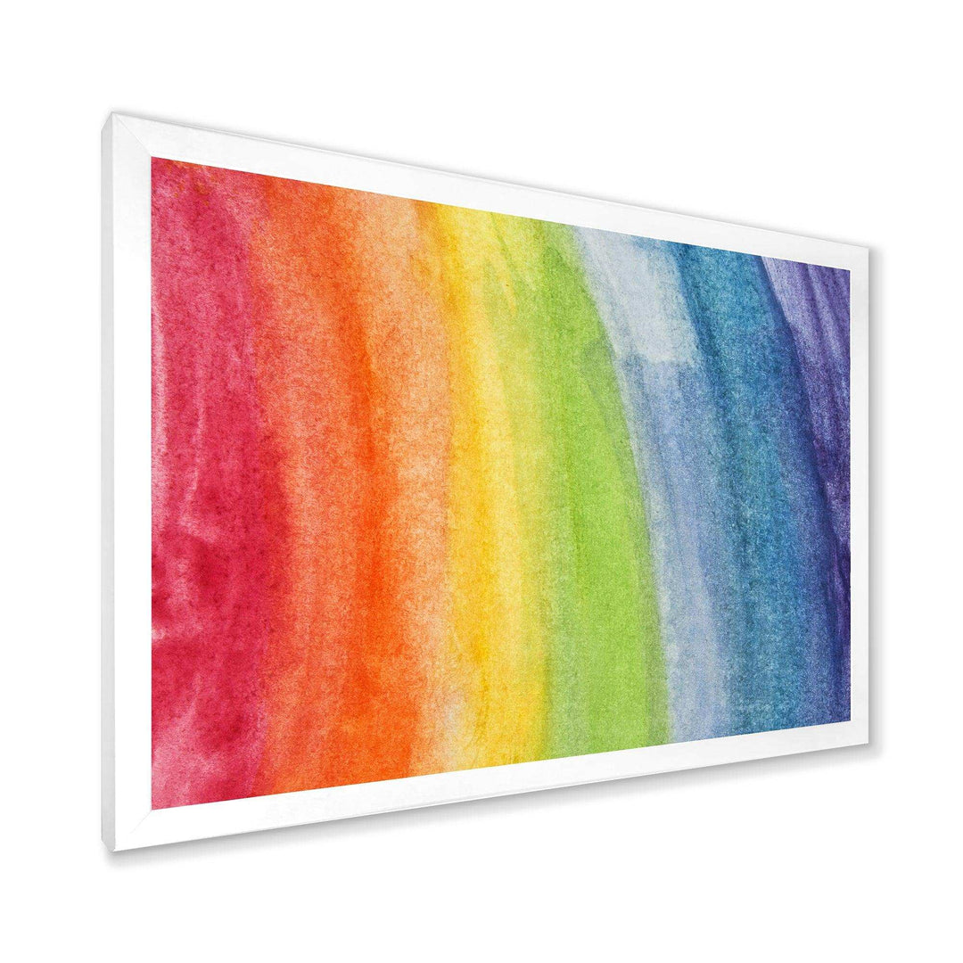 Flowing Rainbow Colors - Modern Wall Art Prints