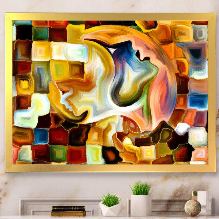 Way of Inner Paint - Modern Bedroom Wall Art